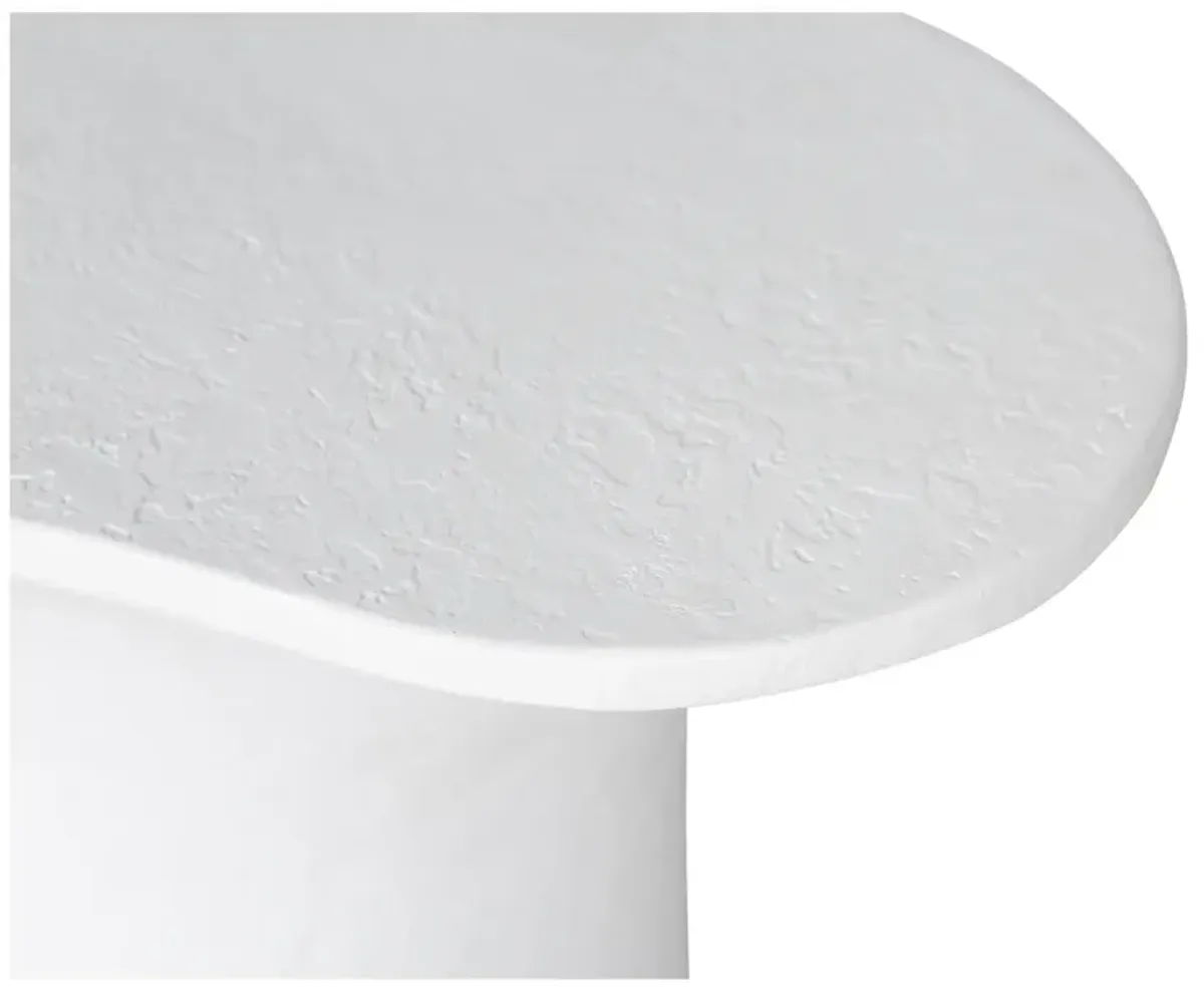 Yumi Outdoor Accent Table White