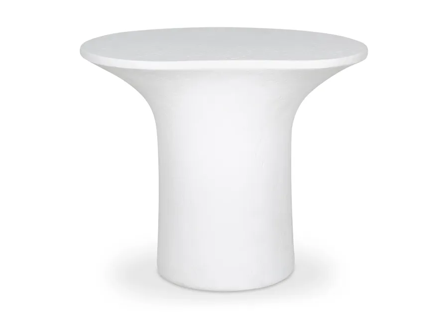 Yumi Outdoor Accent Table White