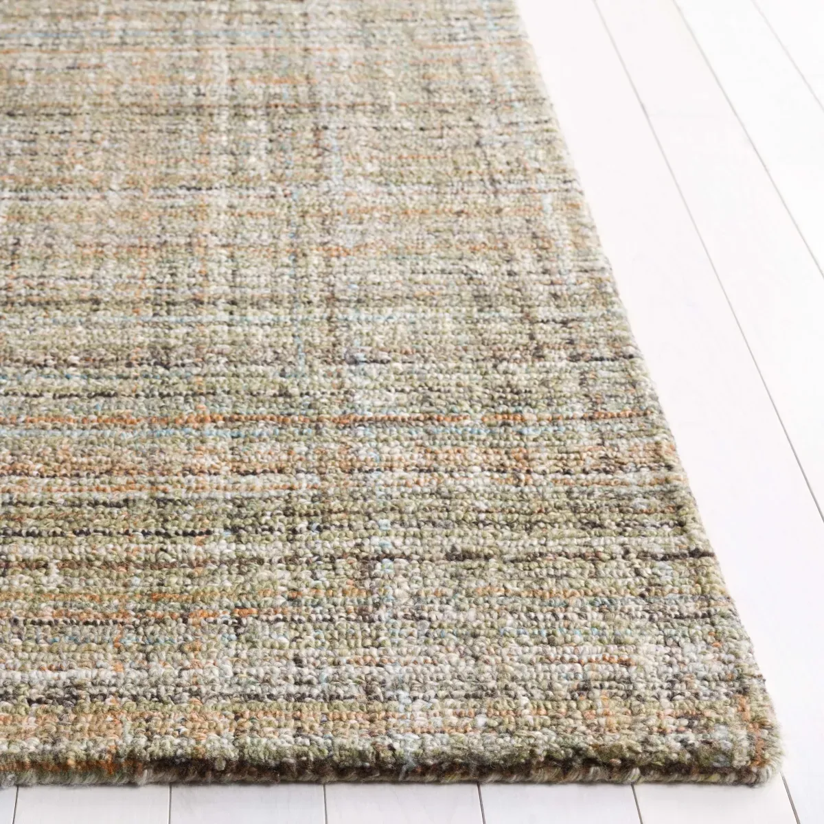 ABSTRACT 151 BROWN  2'-3' x 8' Runner Rug