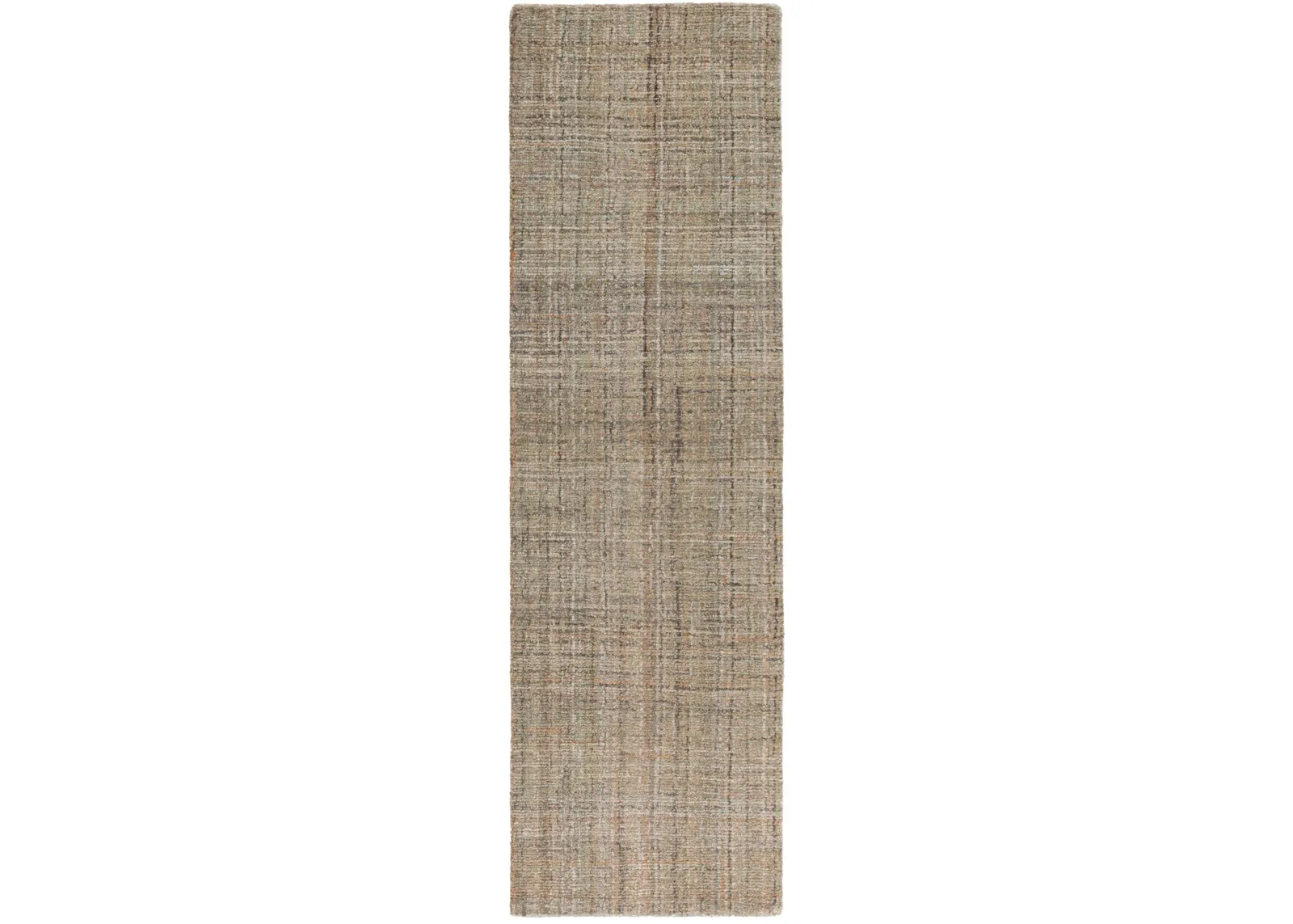 ABSTRACT 151 BROWN  2'-3' x 8' Runner Rug