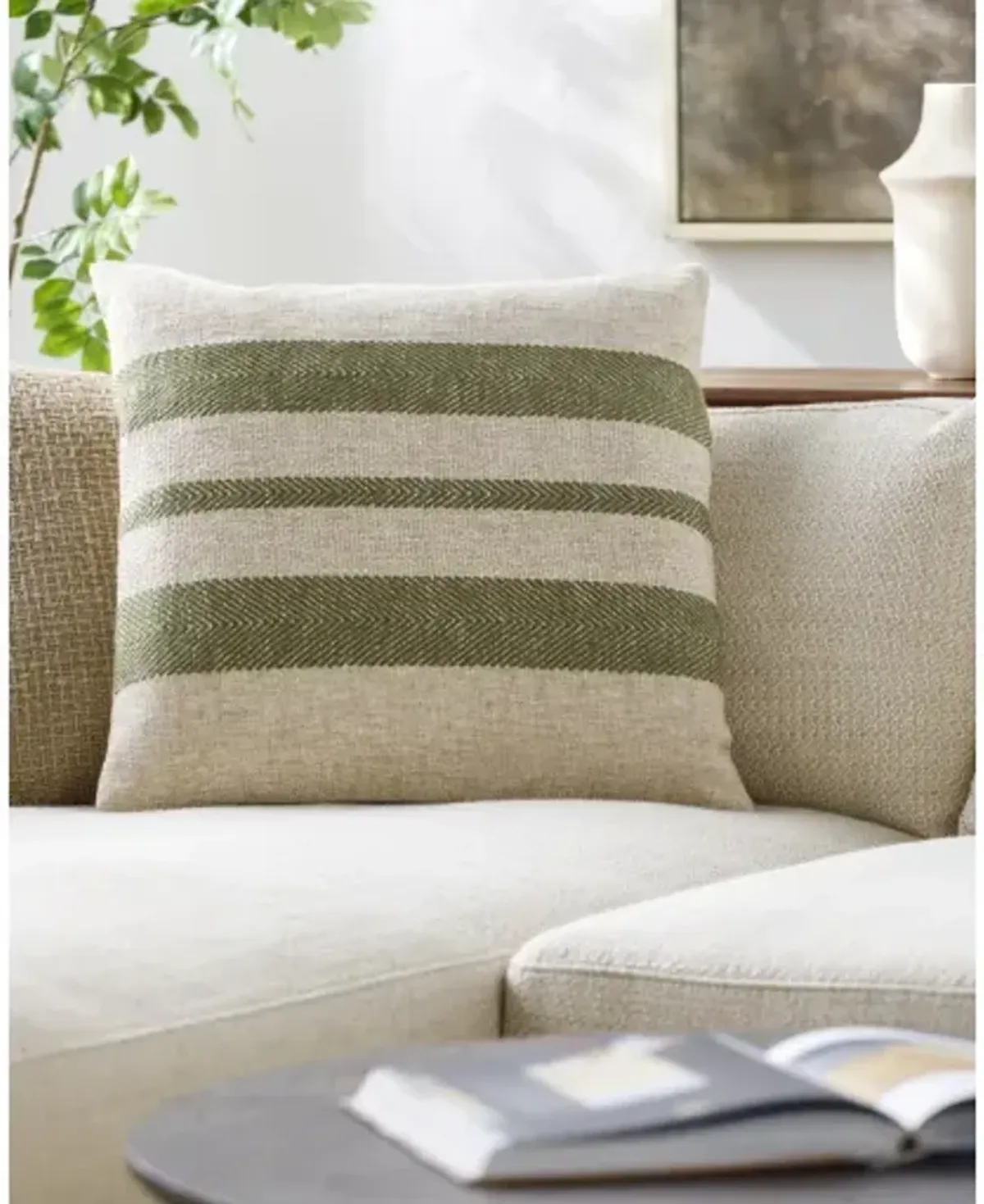 Mobley MEY-001 20"L x 20"W Accent Pillow