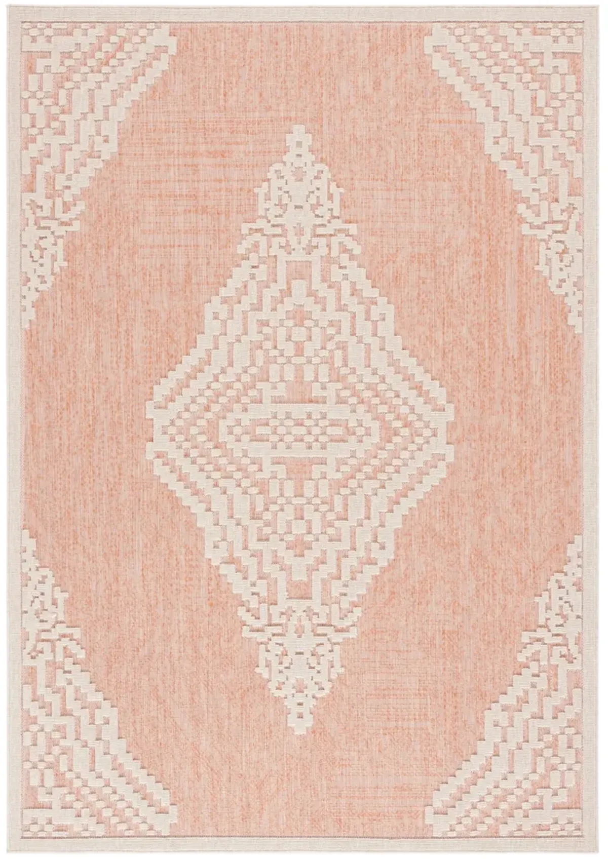 MILOS 102 RUST  9' x 12' Large Rectangle Rug