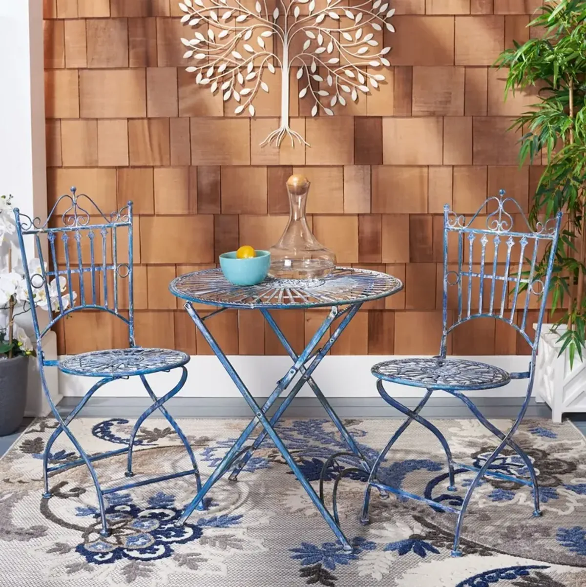 BELEN BISTRO SET, ONE TABLE AND TWO CHAIRS