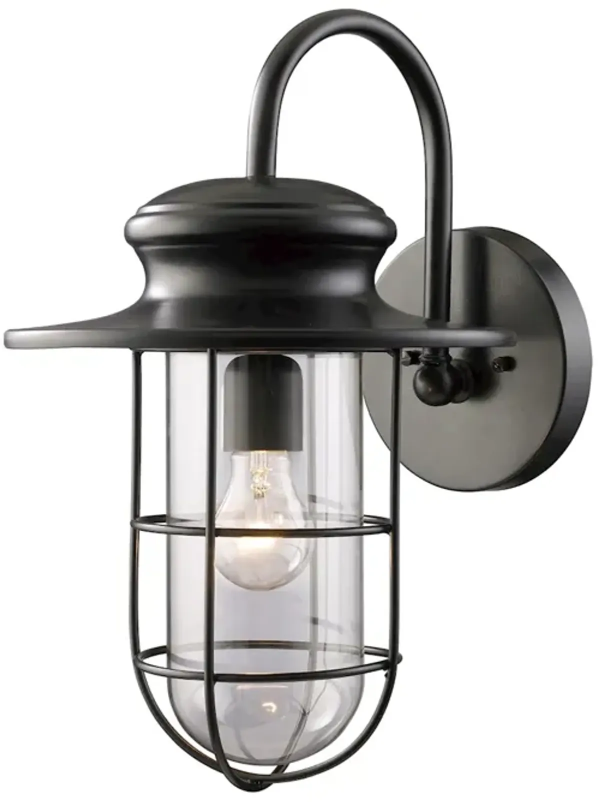 Portside 17.5" High 1-Light Outdoor Sconce - Matte Black