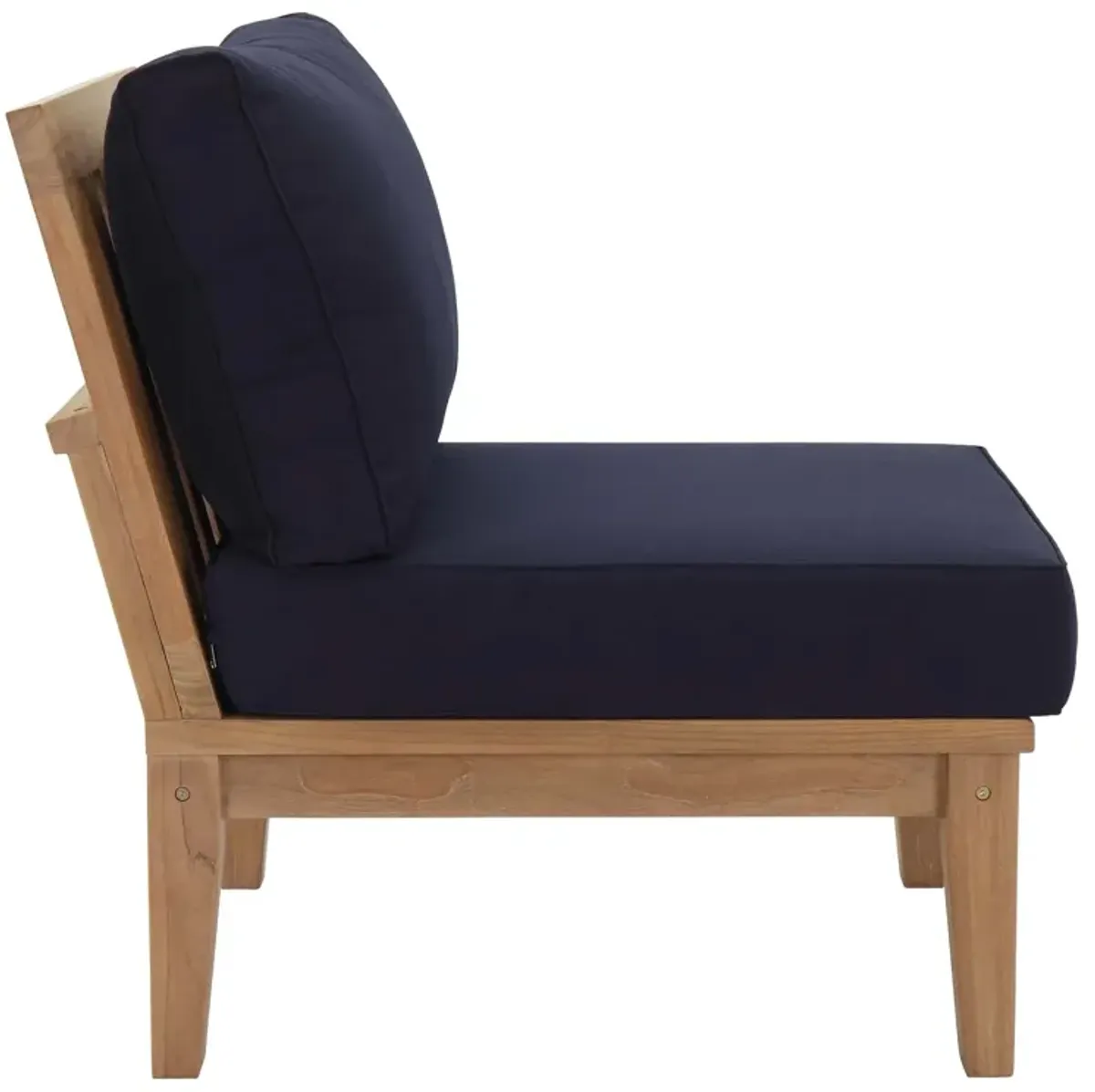 Marina Teak Armless Outdoor Chair