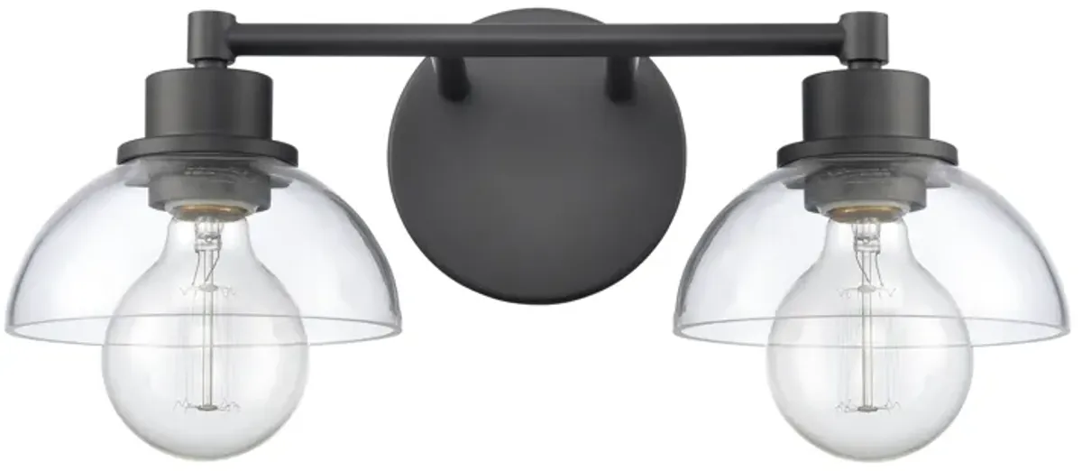 Julian 16'' Wide 2-Light Vanity Light - Matte Black