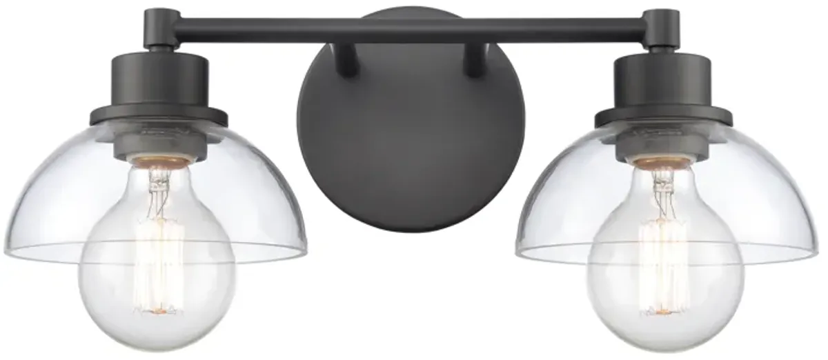 Julian 16'' Wide 2-Light Vanity Light - Matte Black