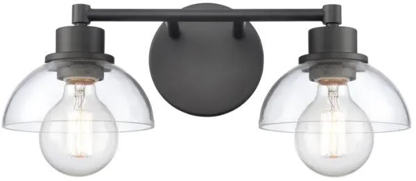 Julian 16'' Wide 2-Light Vanity Light - Matte Black