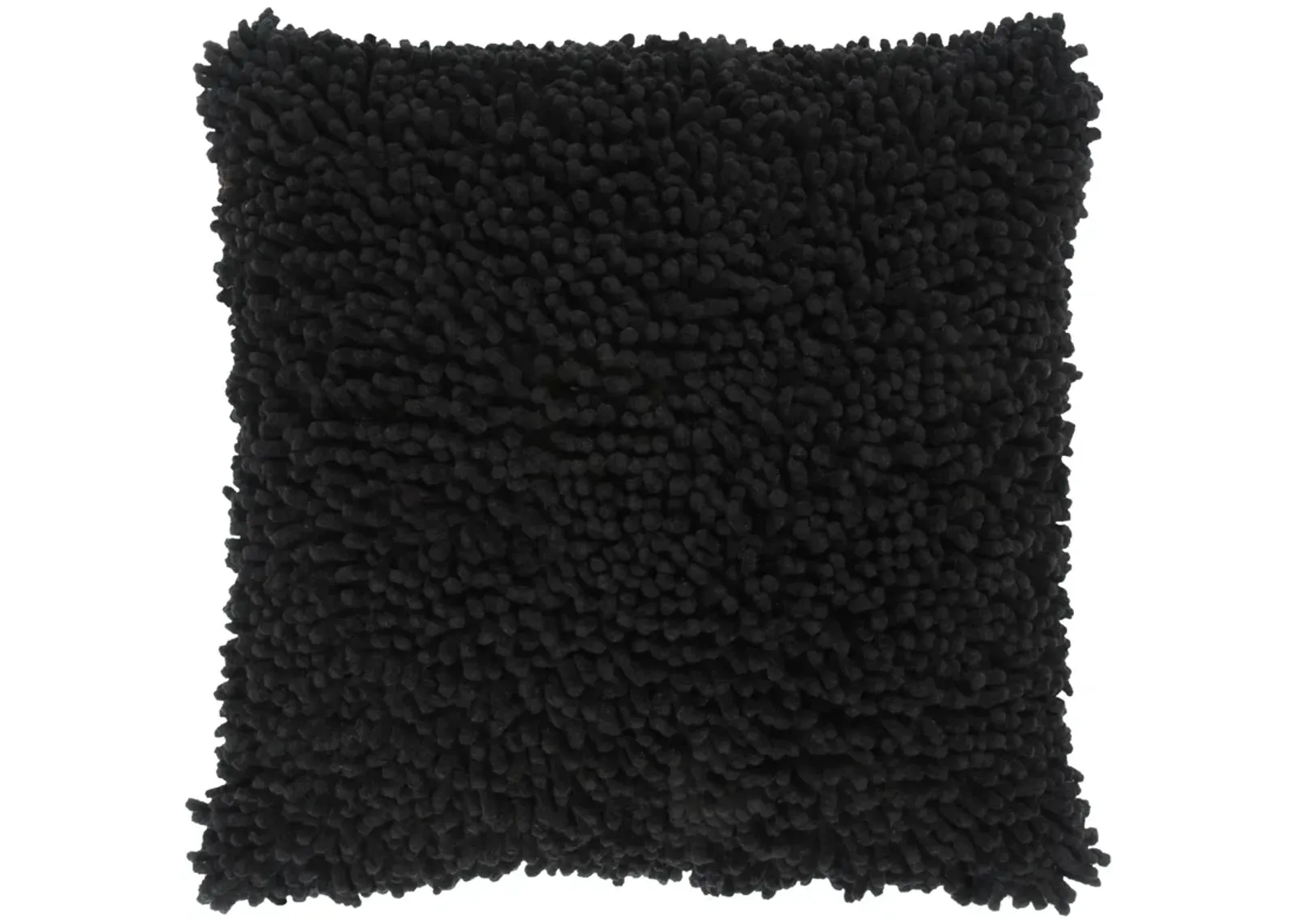 Solid Black Pillow