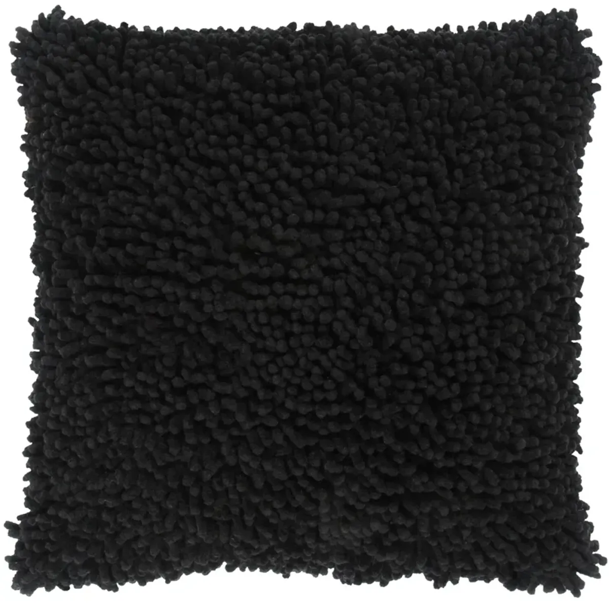 Solid Black Pillow