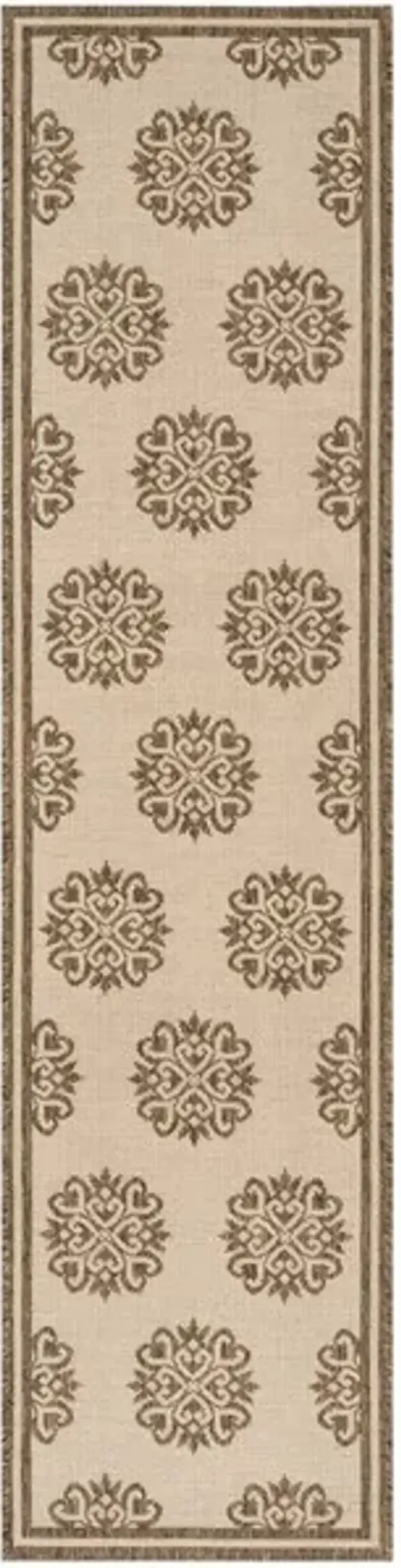 LINDEN 181 Collection LND181A-28 Cream / Beige 2'-2" X 8'