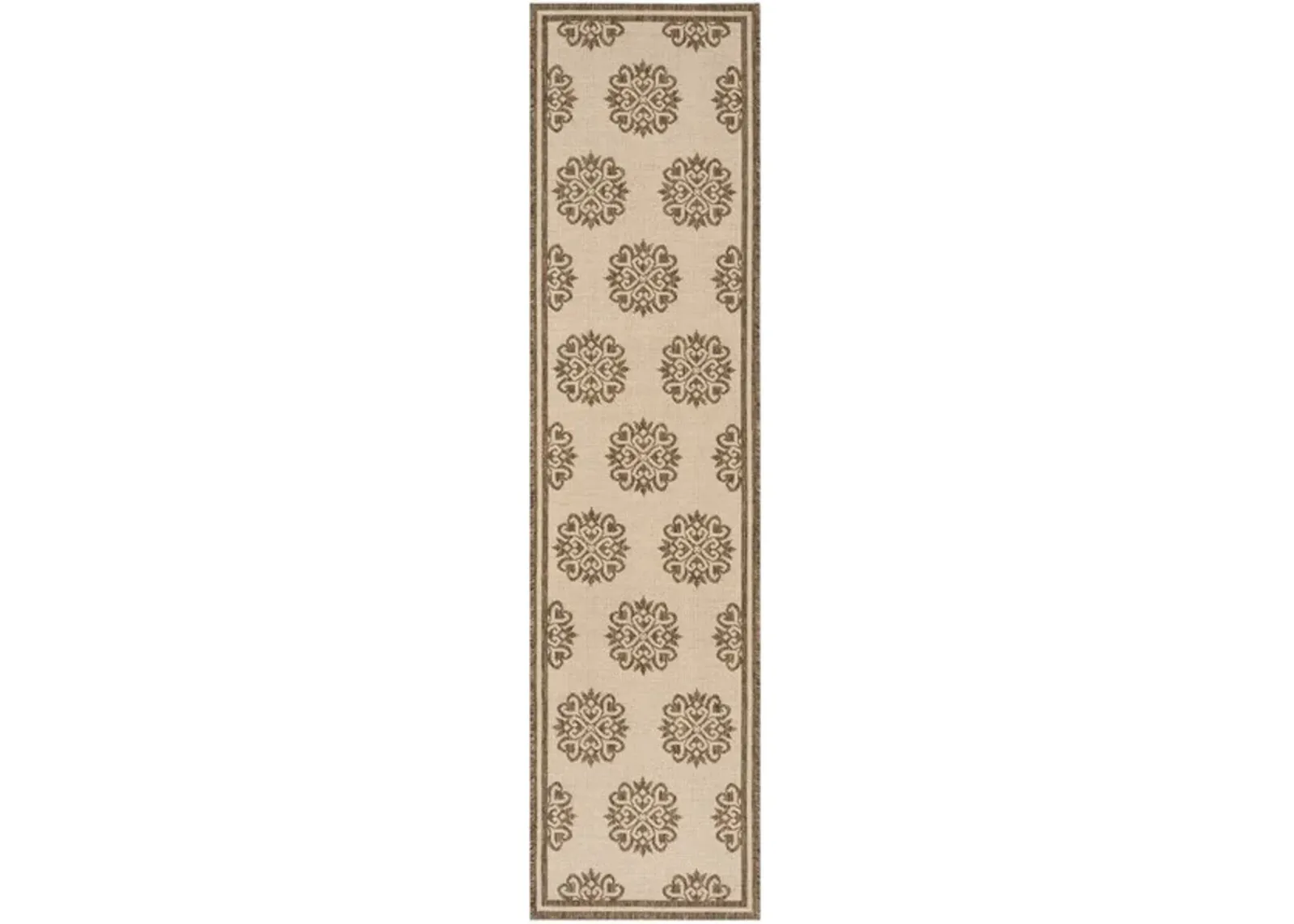 LINDEN 181 Collection LND181A-28 Cream / Beige 2'-2" X 8'