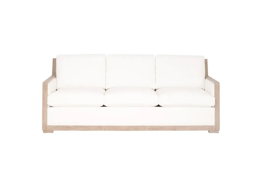 Manhattan Wood Trim Performance 85" Sofa