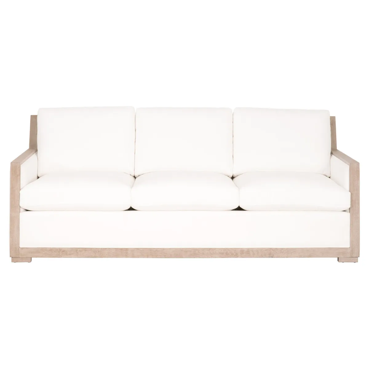 Manhattan Wood Trim Performance 85" Sofa