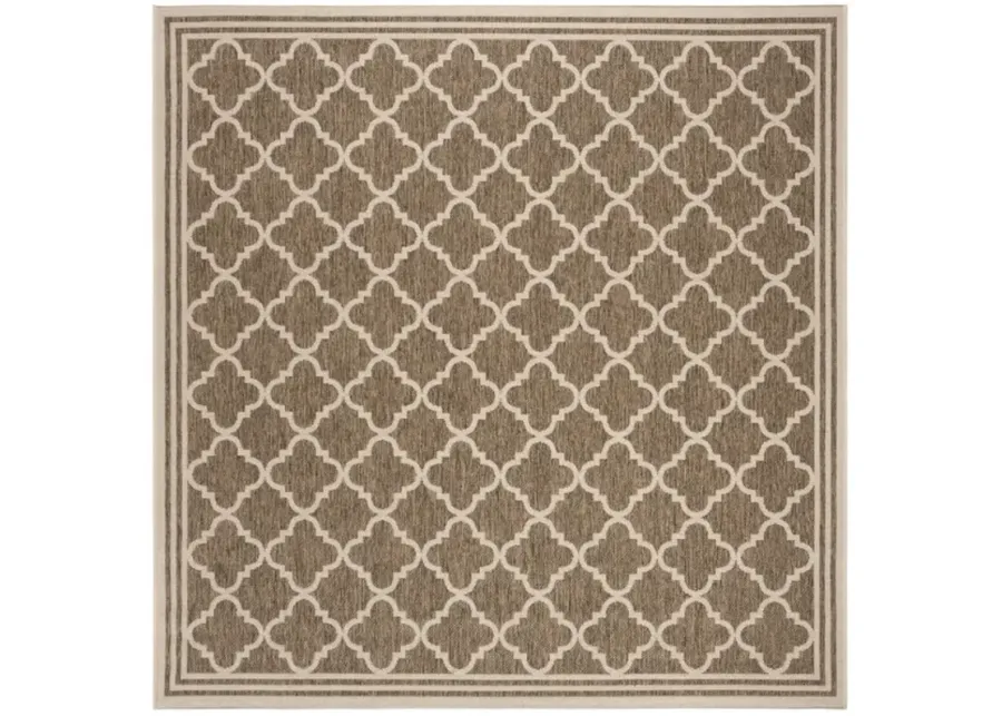 Safavieh BEACH HOUSE Collection BHS121D-6SQ Beige / Cream 6'-7" X 6'-7" Square