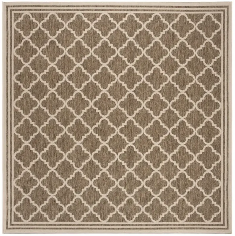 Safavieh BEACH HOUSE Collection BHS121D-6SQ Beige / Cream 6'-7" X 6'-7" Square