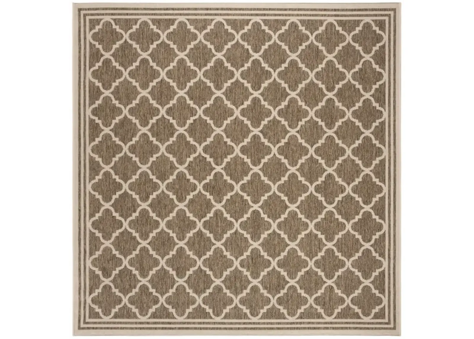 Safavieh BEACH HOUSE Collection BHS121D-6SQ Beige / Cream 6'-7" X 6'-7" Square