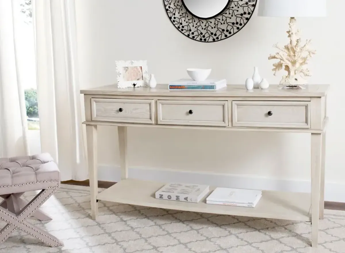 MANELIN CONSOLE WITH STORAGE DRAWERS 