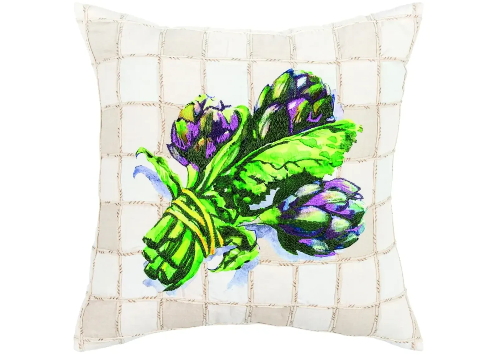 Artichoke Natural  Pillow