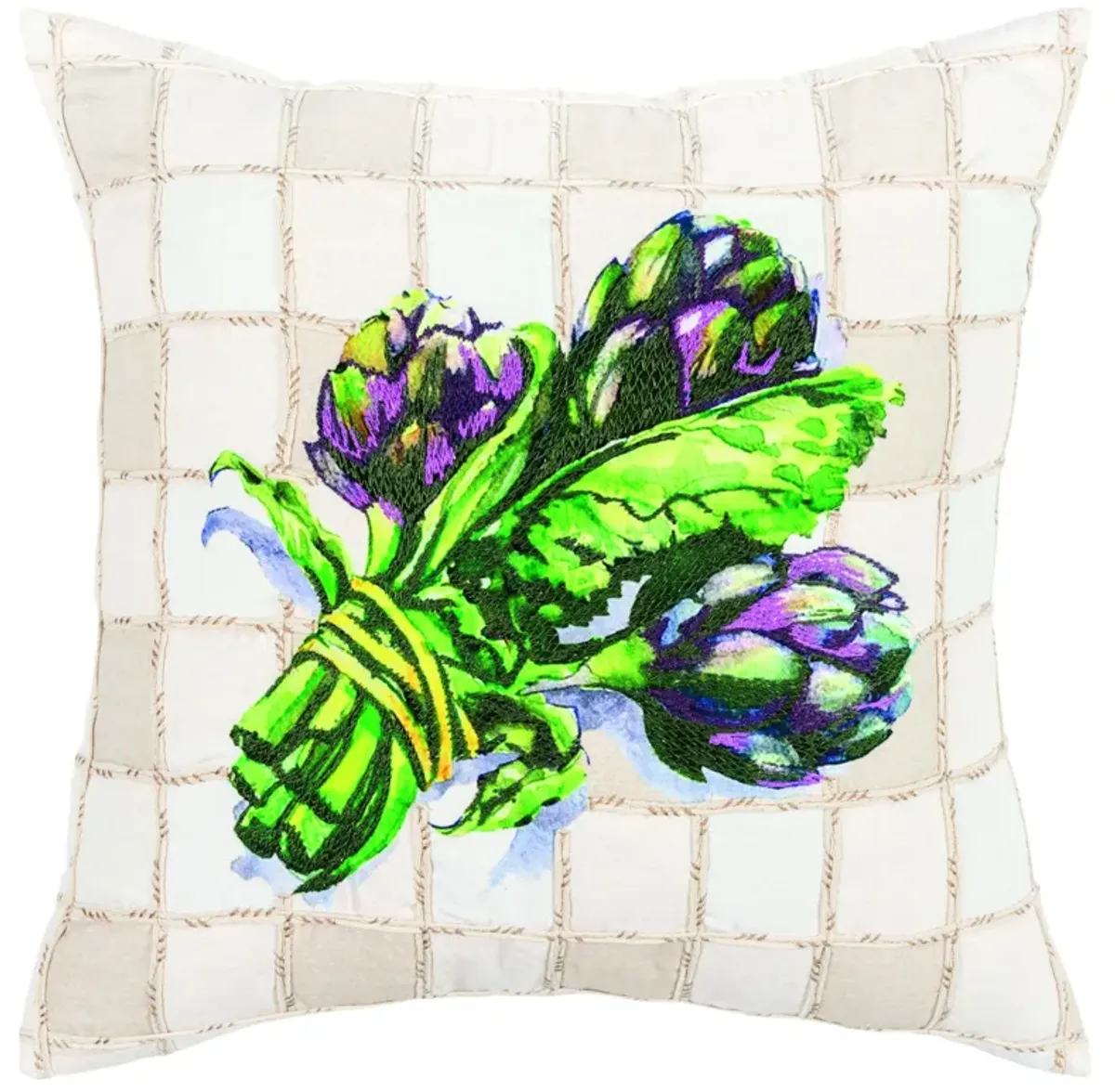 Artichoke Natural  Pillow