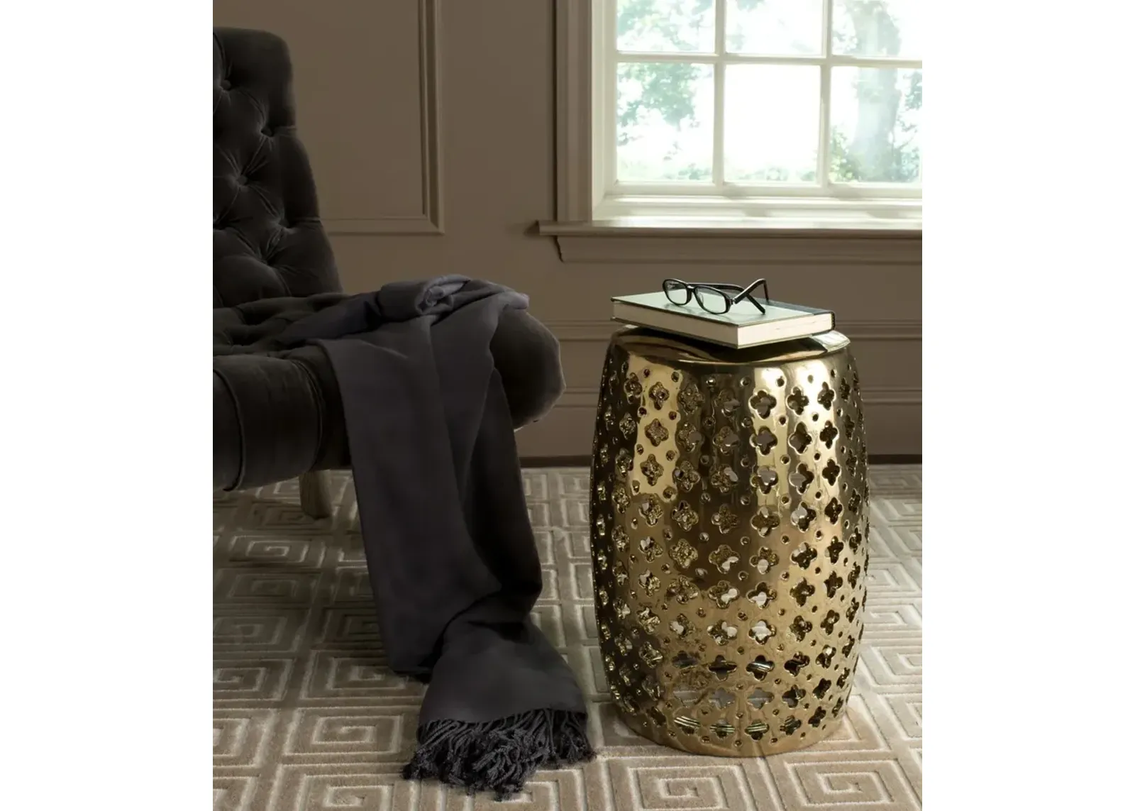 Lacey Garden Stool