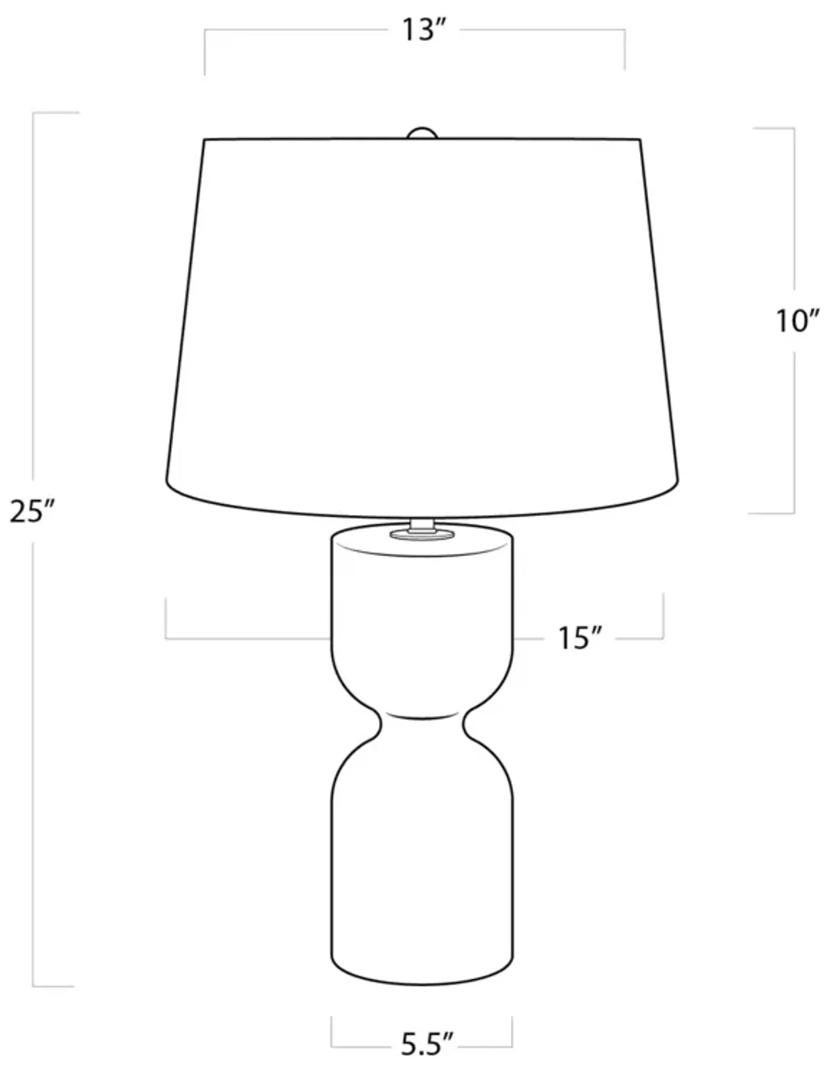 Joan Alabaster Table Lamp Large