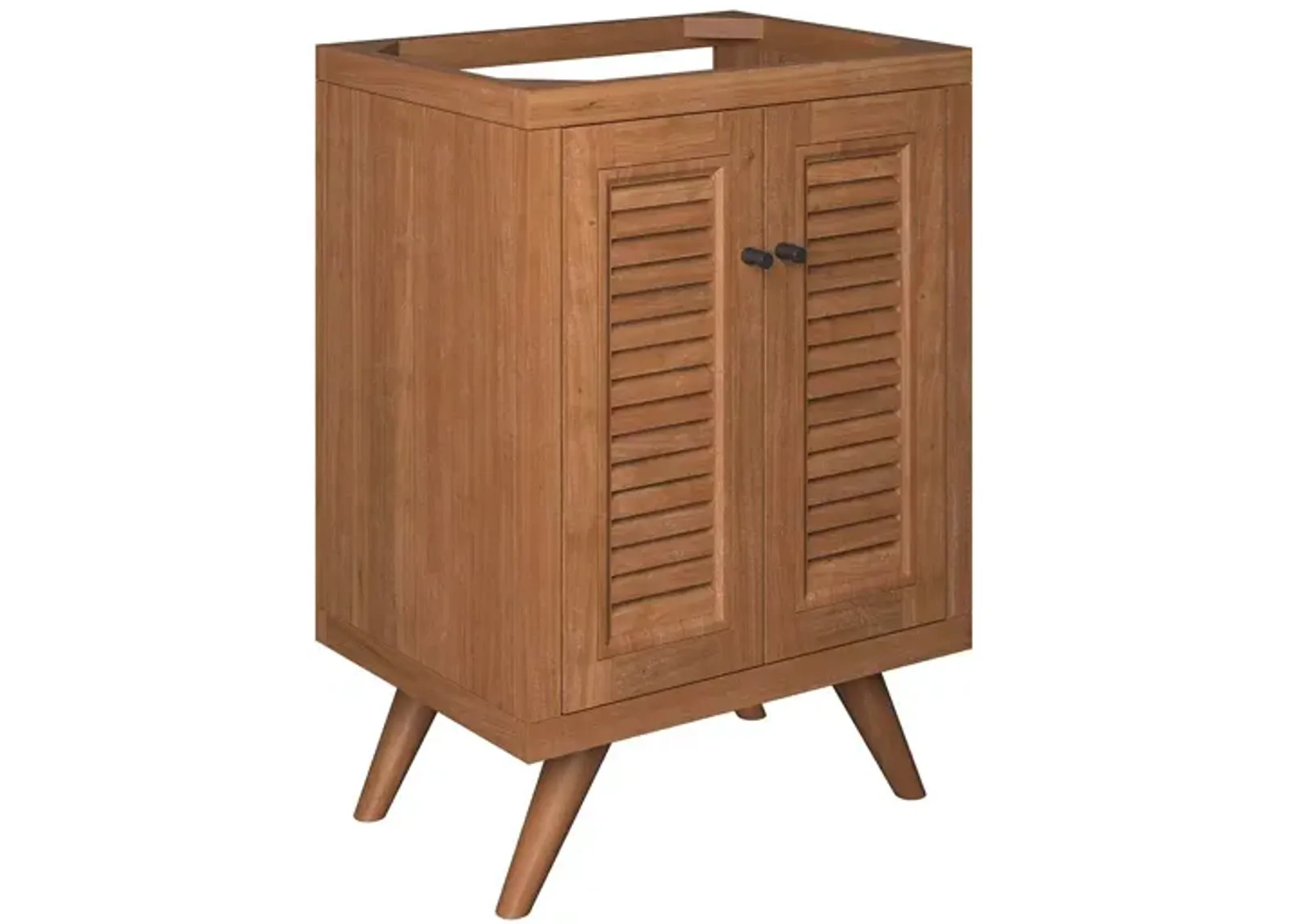 Birdie 24" Teak Wood Bathroom Vanity Cabinet (Sink Basin Not Included)