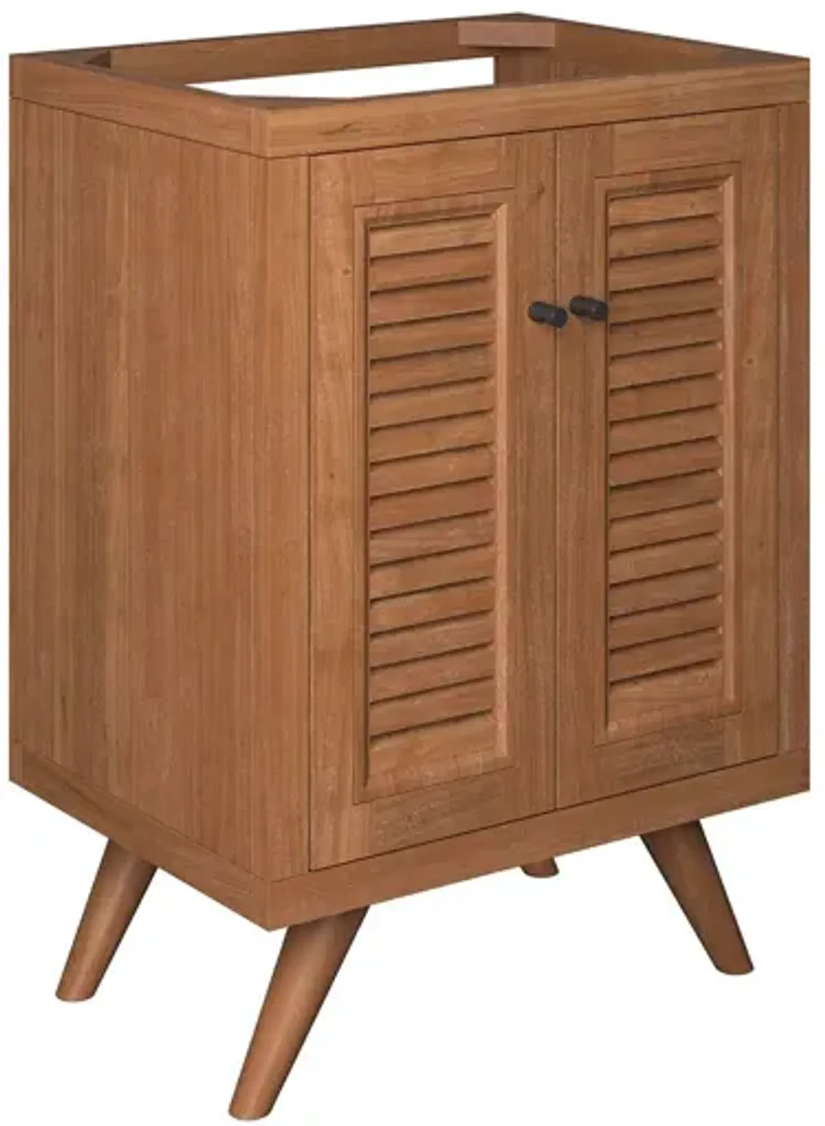 Birdie 24" Teak Wood Bathroom Vanity Cabinet (Sink Basin Not Included)