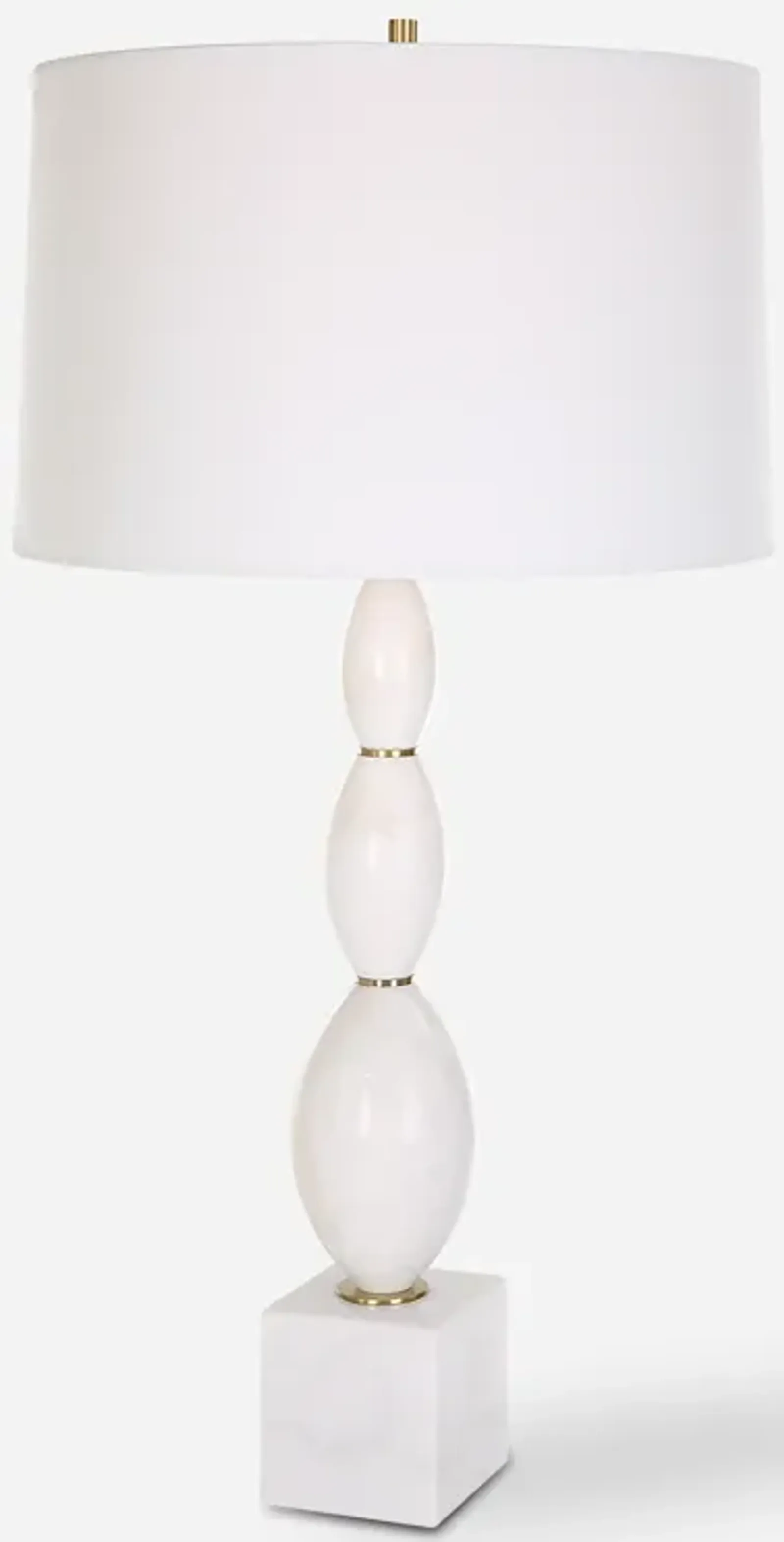 Regalia White Marble Table Lamp