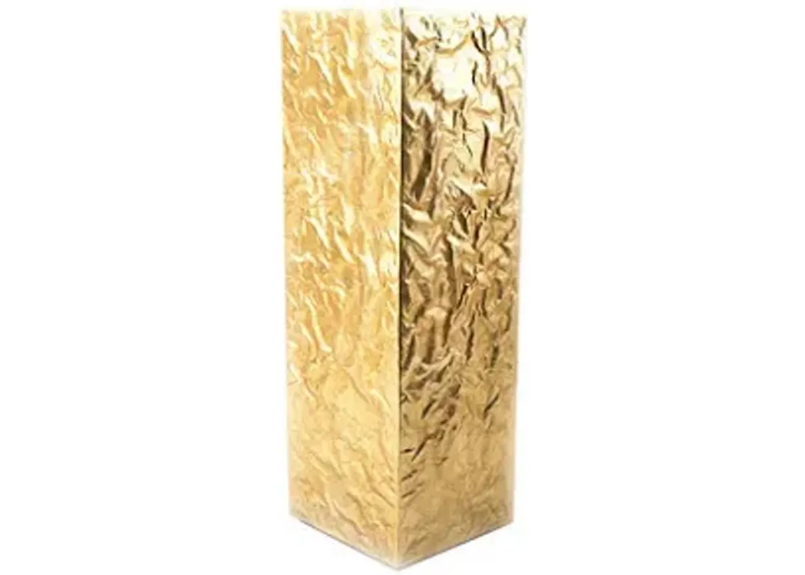 crumpled pedestal, gold, lg