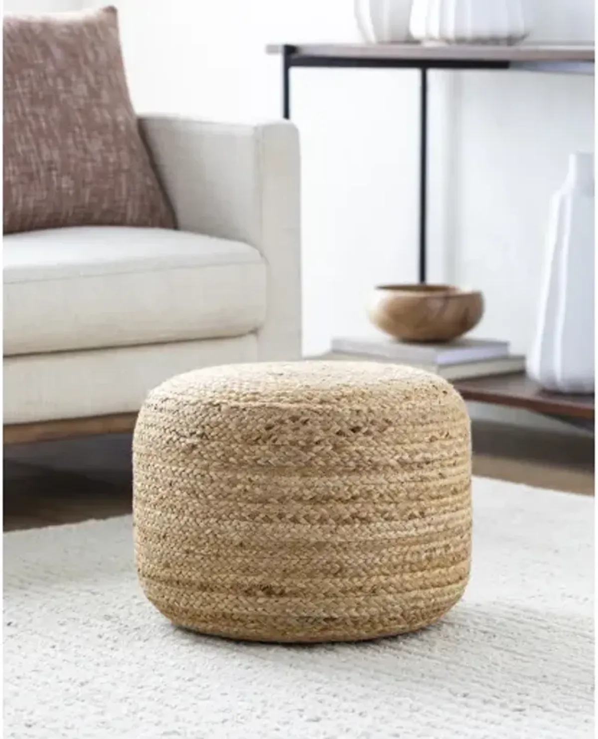 Budapest BPPF-001 14"H x 18"W x 18"D Pouf