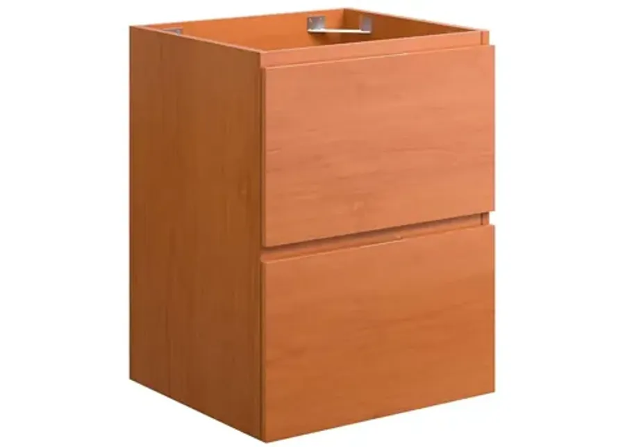 Scenic 18" Wall-Mount Bathroom Vanity Cabinet (Sink Basin Not Included)