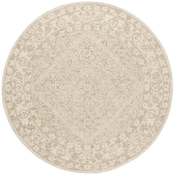 DIP DYE Hand Tufted 7' x 7' Round area rug