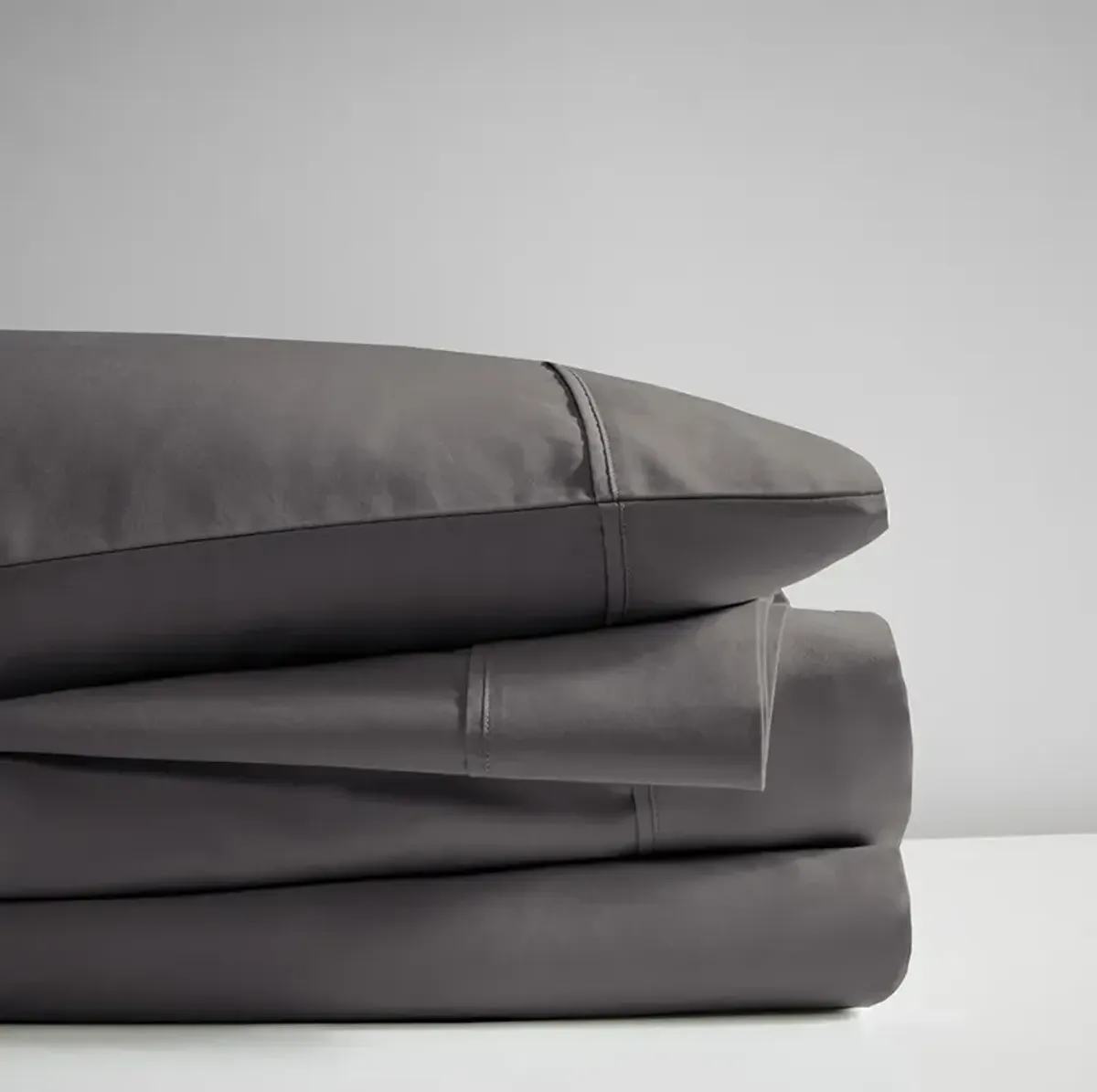 Beautyrest 600 Thread Count Charcoal Cooling Cotton Blend 4 PC Sheet Set