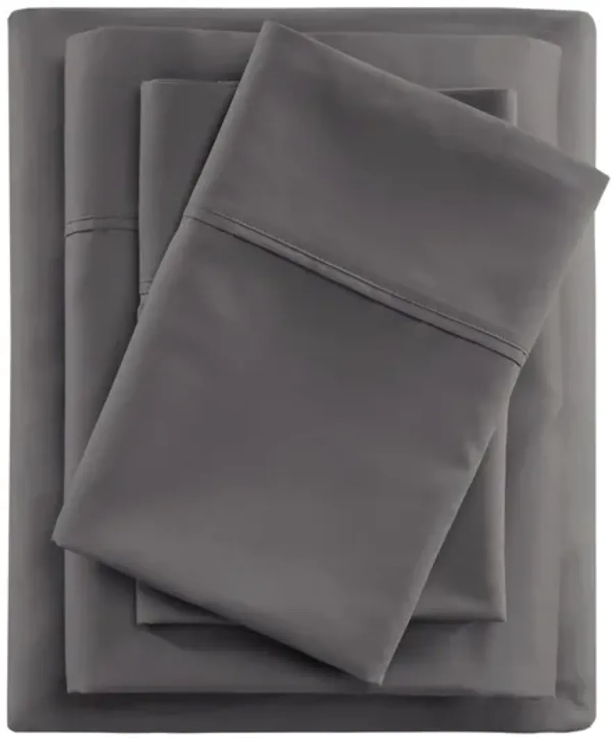 Beautyrest 600 Thread Count Charcoal Cooling Cotton Blend 4 PC Sheet Set