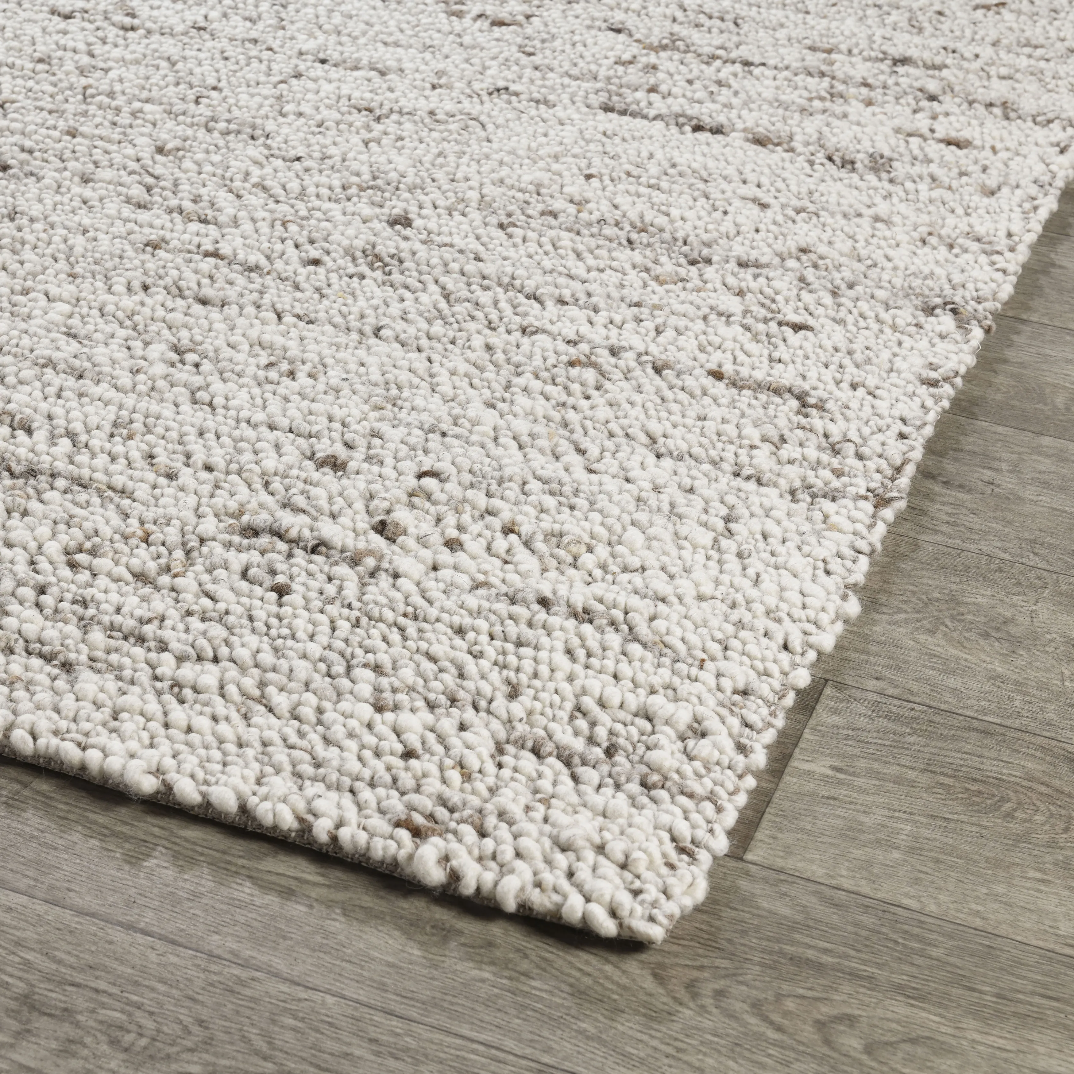 Loomis Heathered Wool Area Rug by Kosas Home