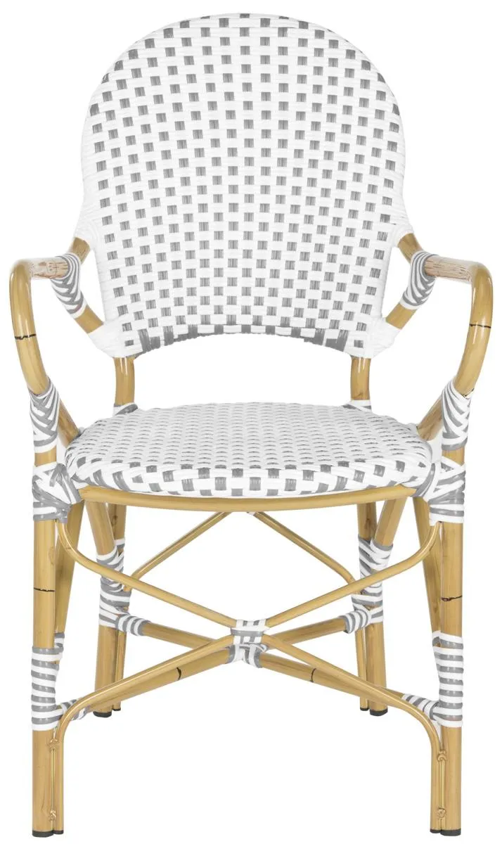 HOOPER INDOOR-OUTDOOR STACKING ARMCHAIR  - Set of 2