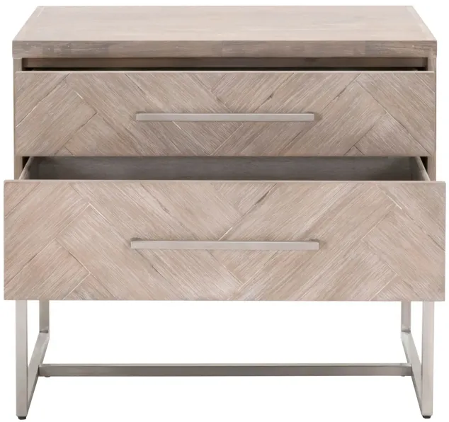 Mosaic 2-Drawer Nightstand