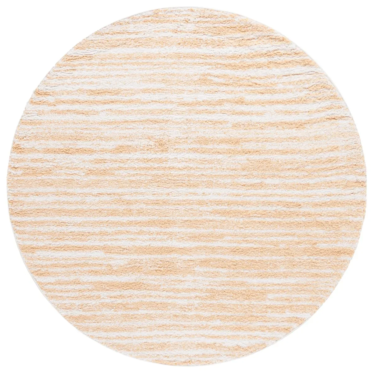 RUMI SHAG 110 GOLD  6'-7' x 6'-7' Round Round Rug