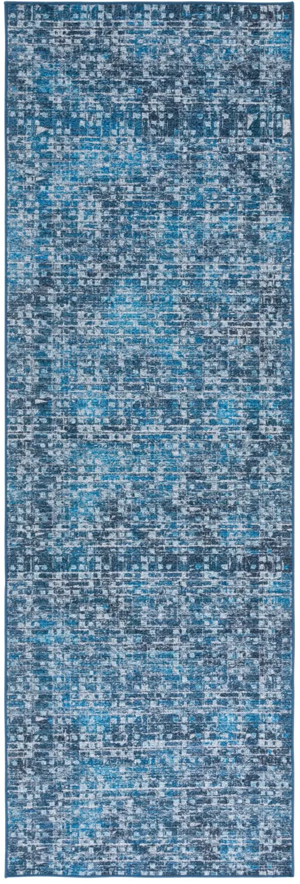 TUCSON 901 BLUE  2'-6' x 8' Runner Rug