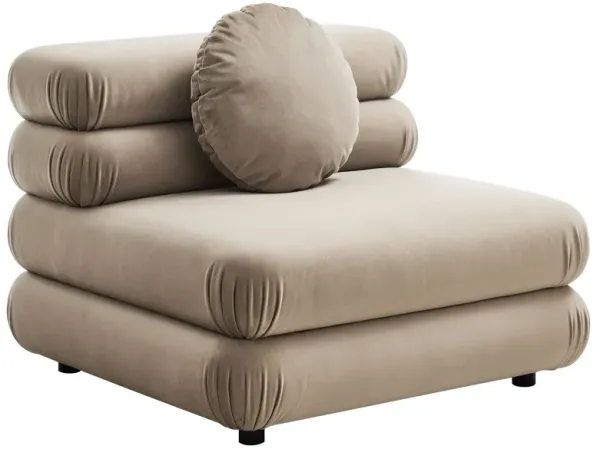 Jubilee Modular Performance Velvet Armless Chair by Modway