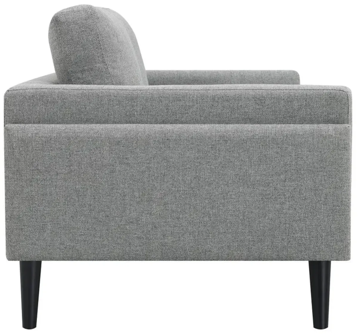 Rilynn 2-piece Upholstered Track Arms Sofa Set Grey