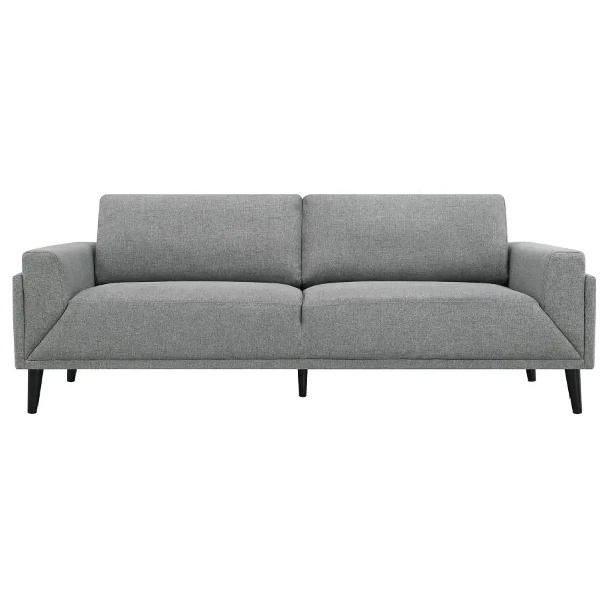 Rilynn 2-piece Upholstered Track Arms Sofa Set Grey