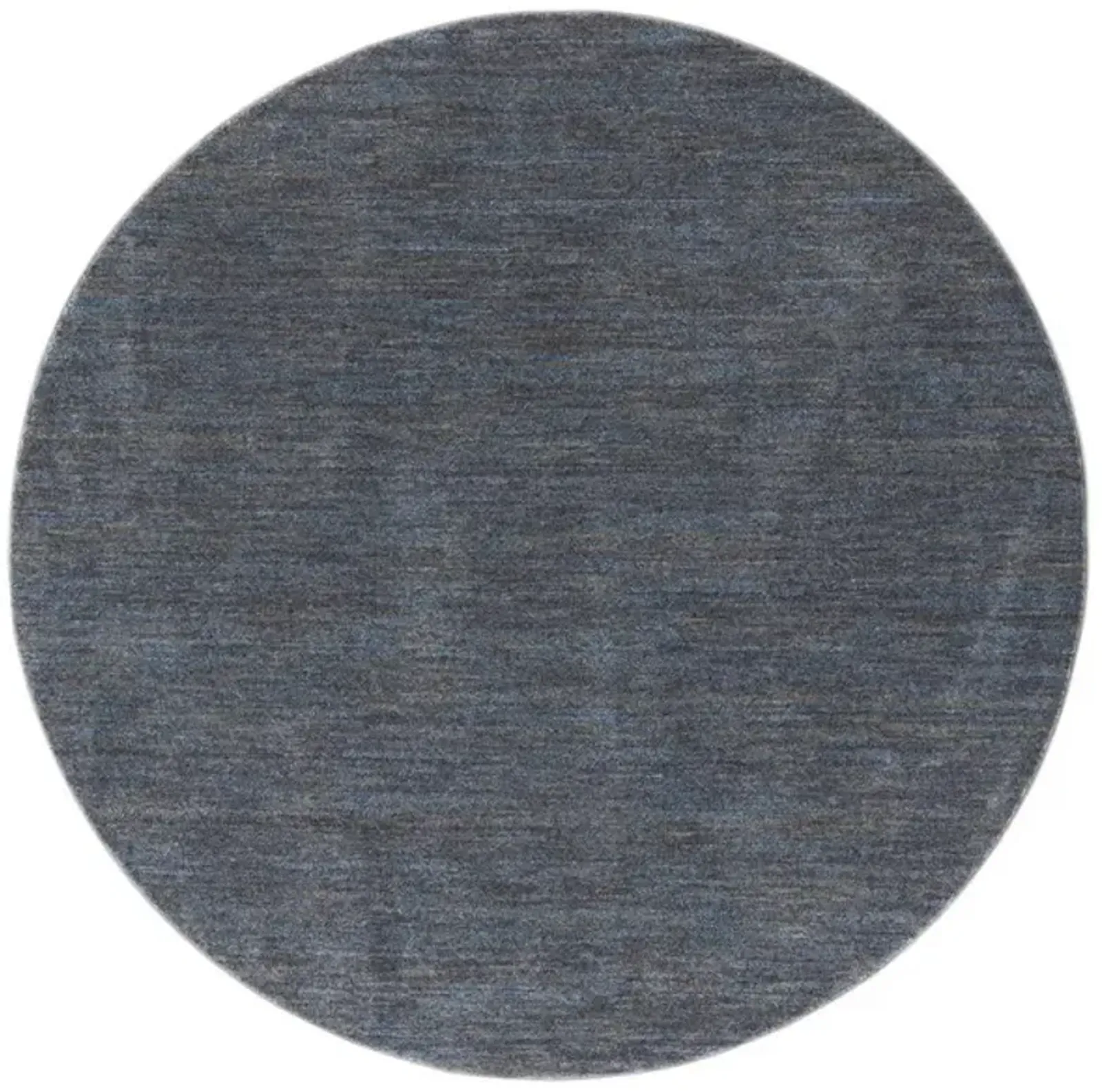 LASA 104 Blue  6'-7' X 6'-7' Round Round Rug