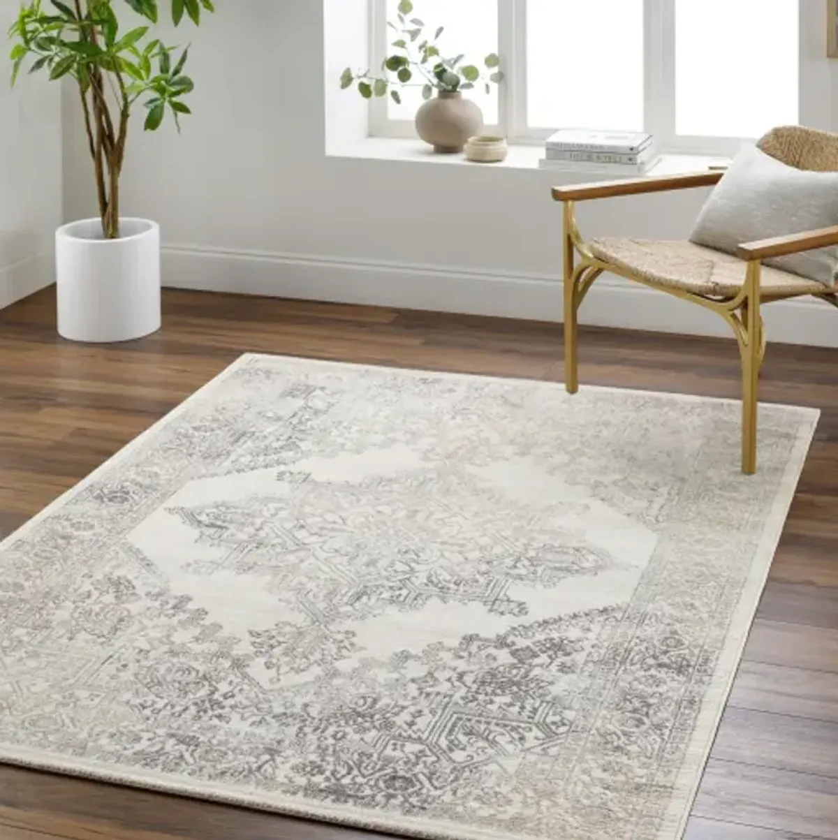 Roma ROM-2405 6'7" x 9' Machine Woven Rug