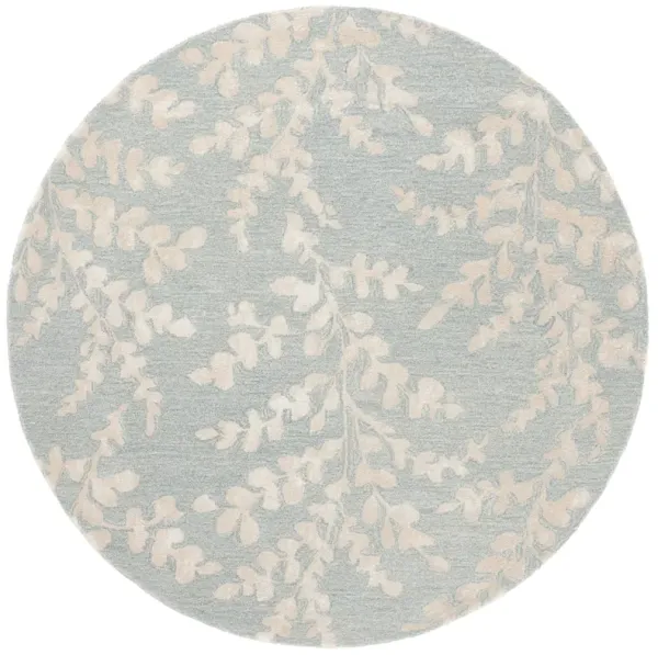 GLAMOUR Hand Tufted 6' x 6' Round area rug