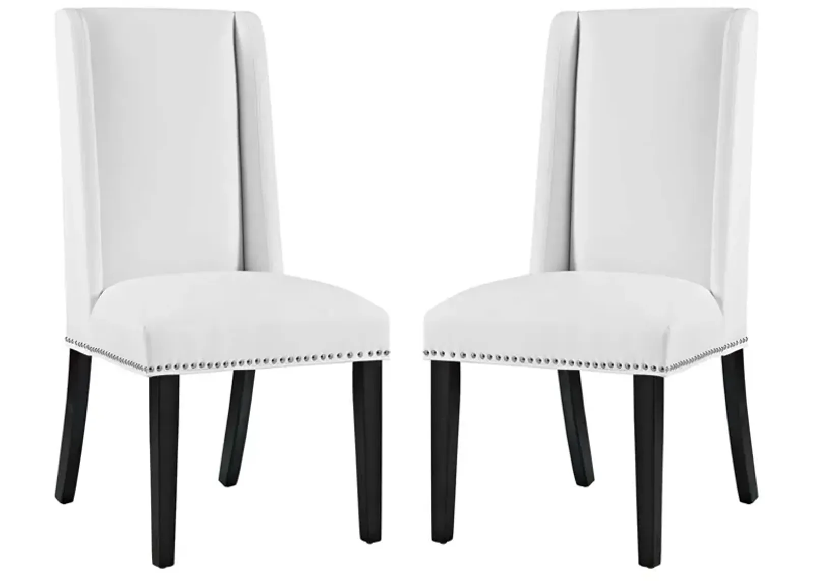 Baron Dining Chair Vinyl Set of 2