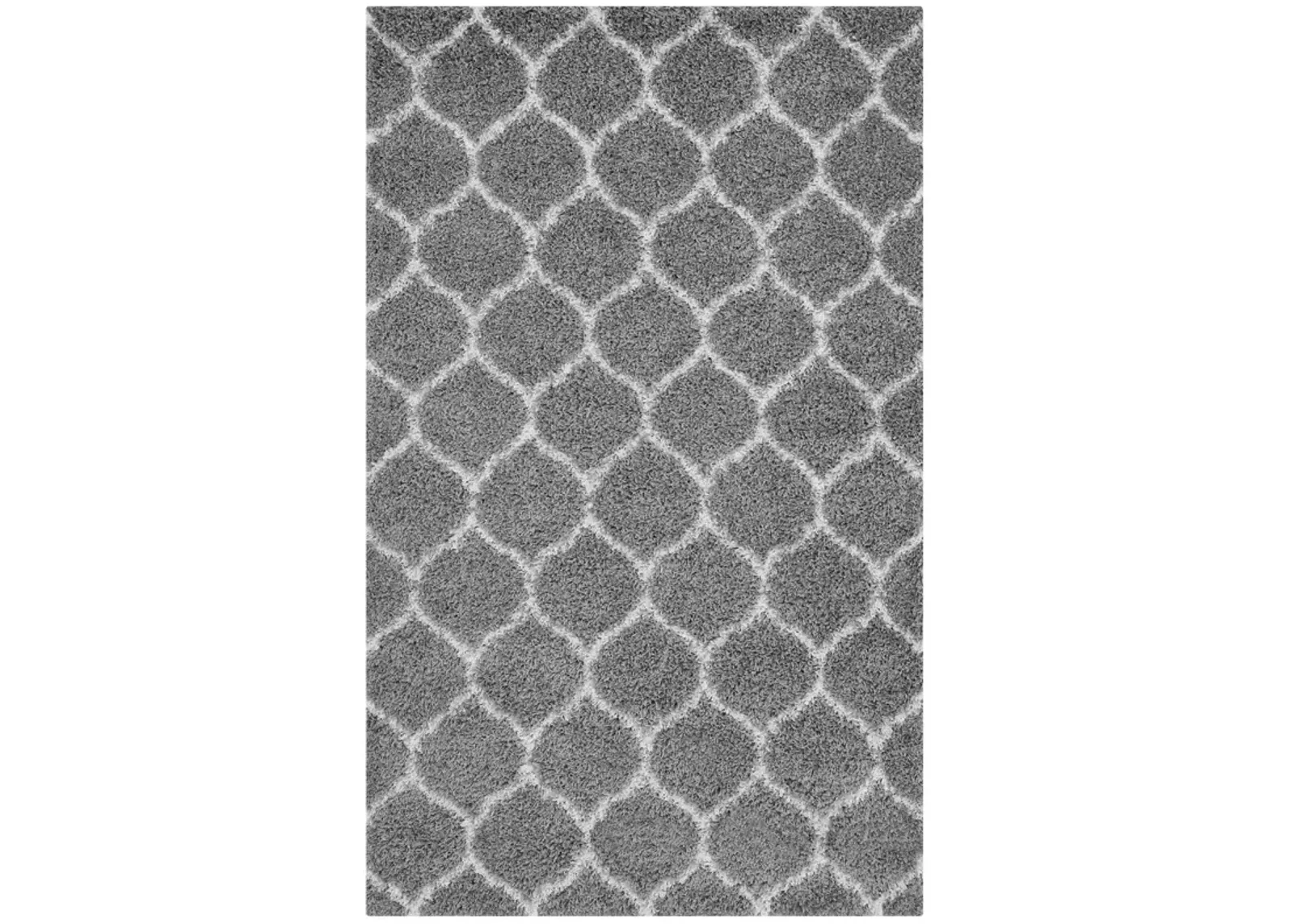 Solvea Moroccan Trellis 5x8 Shag Area Rug