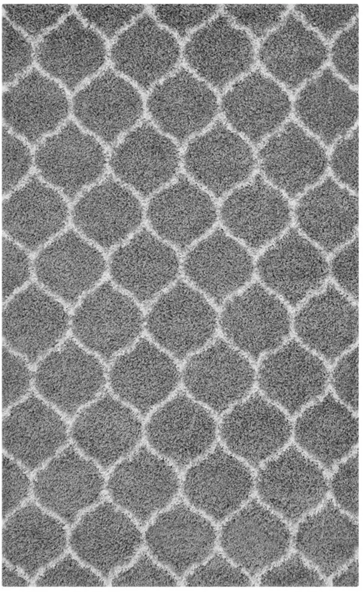 Solvea Moroccan Trellis 5x8 Shag Area Rug