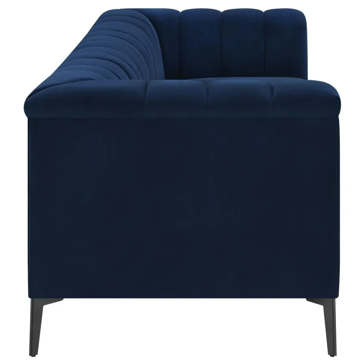 Chalet Tuxedo Arm Sofa Blue